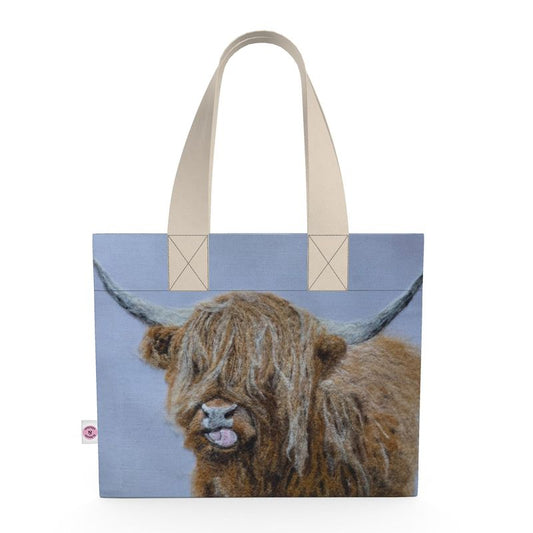 Highland Cow tote bag