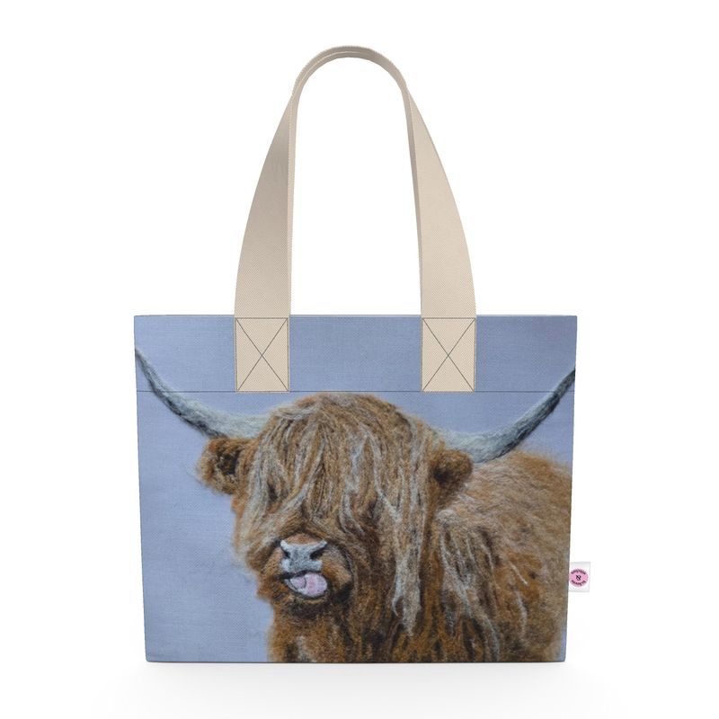Highland Cow tote bag
