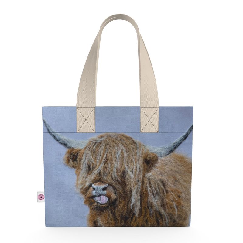 Highland Cow tote bag
